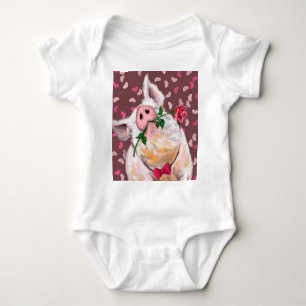 Funny Pig Baby Bodysuit