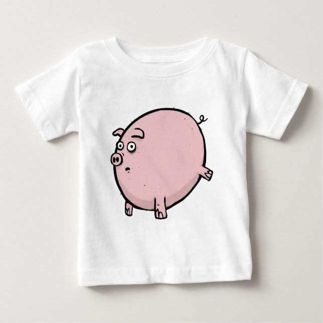 Funny Pig Baby Tshirt Gift (Front)