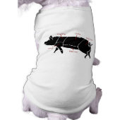 Funny Pig Butcher Chart Diagram Shirt (Back)