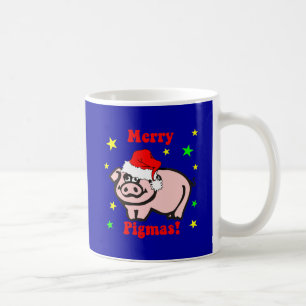 Funny pig Christmas Coffee Mug