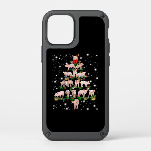 Funny Pig Christmas Tree Ornaments Decor Speck iPhone 12 Mini Case