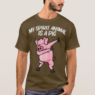 Funny Pig Design For Men Women Piglet Hog Piggy Fa T-Shirt