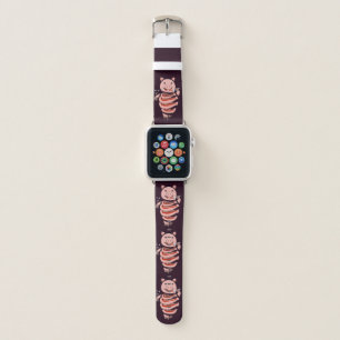 Funny Pig Eating Steaks From Itself Apple Watch Band