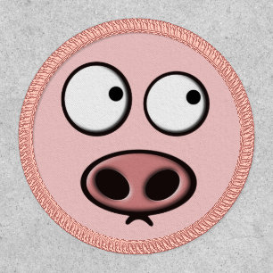 Funny Pig Face Patch