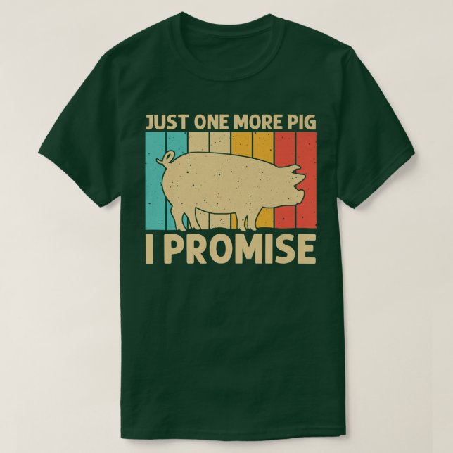Funny Pig For Men Women Bacon Animal Lover Swine F T-Shirt (Design Front)