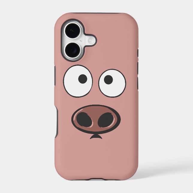 Funny Pig Iphone Case (Back)