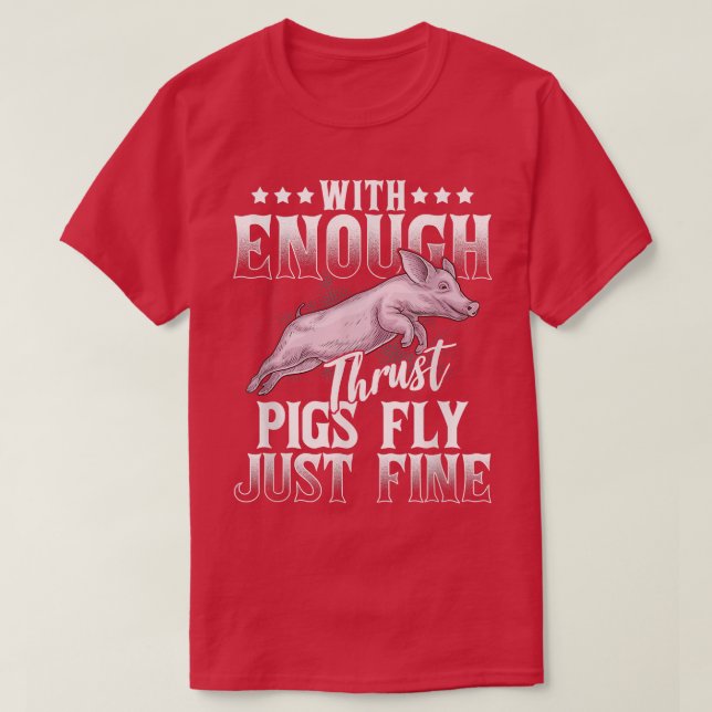 Funny Pig Lover Graphic For Women Men Kids Pig 192 T-Shirt (Design Front)