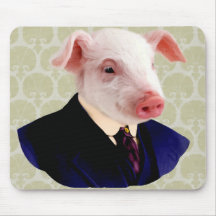 Funny Pig Mouse Pad