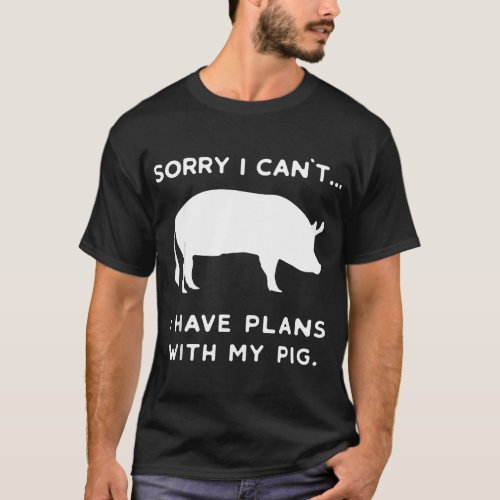 Funny Pig Outfit Farmer Farm Pigs  Pork Sow Count T_Shirt