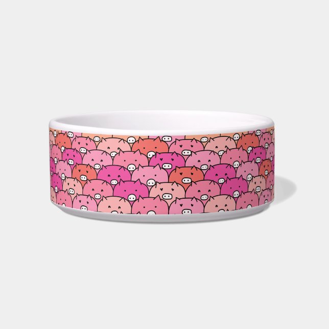 Funny Pig Pattern Bowl (Front)