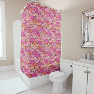 Funny Pig Pattern Shower Curtain