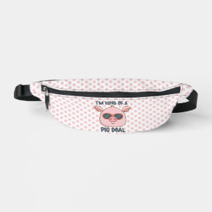 Funny Pig Pun Fanny Pack