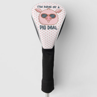 Funny Pig Pun Golf Head Cover
