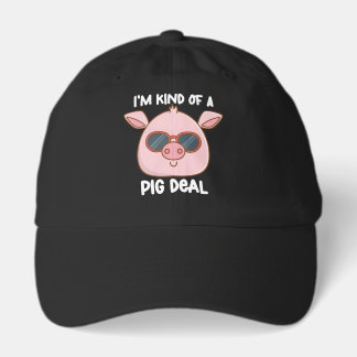 Funny Pig Pun Hat