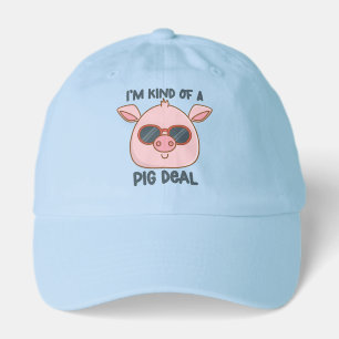Funny Pig Pun  Hat