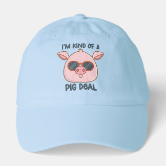Funny Pig Pun Hat