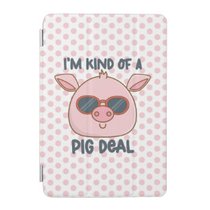 Funny Pig Pun iPad Mini Cover