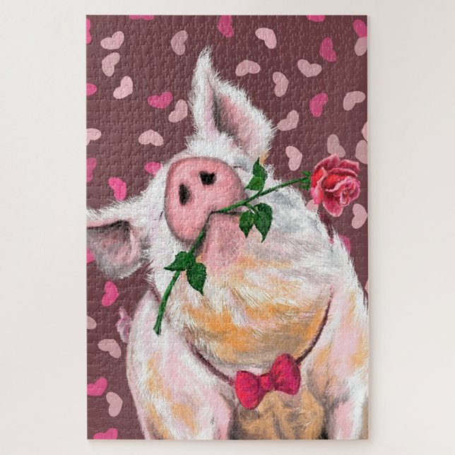 Funny Pig Puzzle (Vertical)