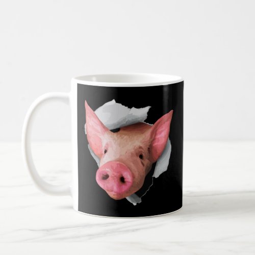 Funny Pig T Pig Lover  Farm Animal  Pig  Coffee Mug
