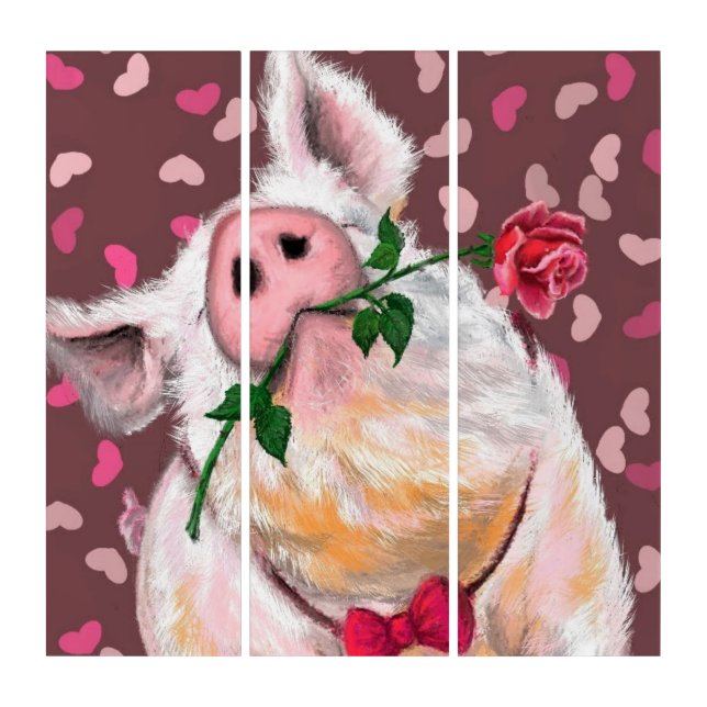 Funny Pig Triptych (Front)