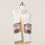 Funny Pigs Scarf<br><div class="desc">Cute cartoon pig heads</div>
