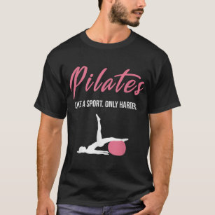 Womens Funny Pilates Apparel - Cute Pilates Instructor Design V-Neck T-Shirt