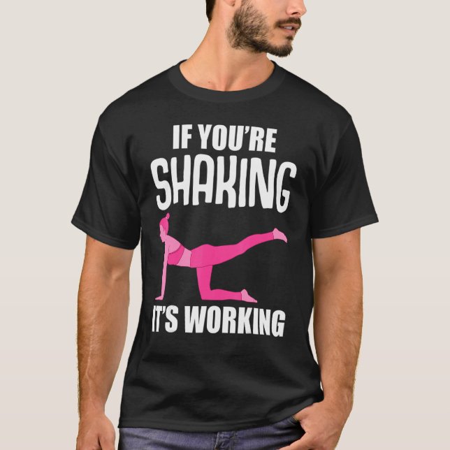 Funny Pilates For Women Men Gym Fitness Instructor T-Shirt (Front)