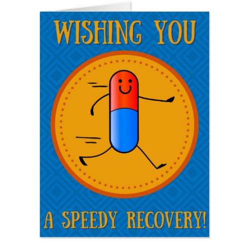 Funny Pill Get Well Soon Group Card