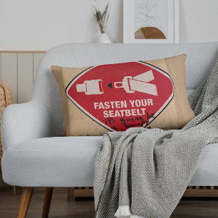 Funny Pillow Fasten Your Seatbelt, It's Going to