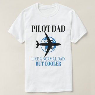 Funny Pilot Art For Dad Pilot Aviation Airplane T-Shirt