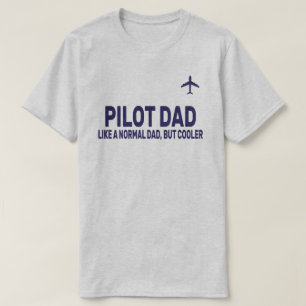 Funny Pilot Art For Dad Pilot Aviation Airplane  T-Shirt
