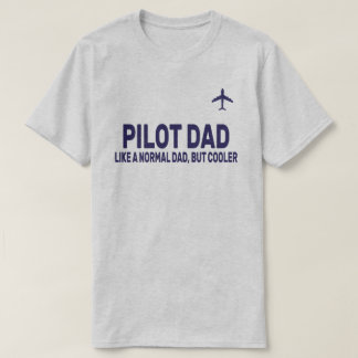 Funny Pilot Art For Dad Pilot Aviation Airplane T-Shirt