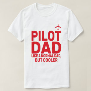 Funny Pilot Art For Dad Pilot Aviation Airplane T-Shirt