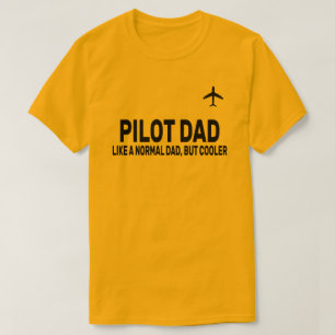 Funny Pilot Art For Dad Pilot Aviation Airplane T-Shirt
