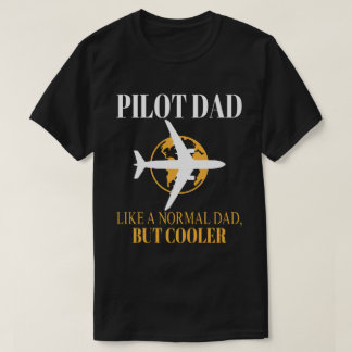 Funny Pilot Art For Dad Pilot Aviation Airplane T-Shirt