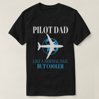 Funny Pilot Art For Dad Pilot Aviation Airplane T-Shirt