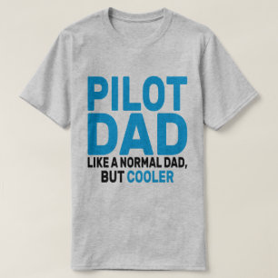 Funny Pilot Art For Dad Pilot Aviation Airplane T-Shirt