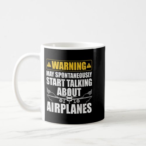 Funny Pilot Art For Men Women Aviation Pilot Airpl Coffee Mug