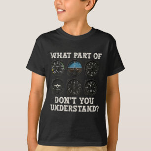 Funny Pilot Art Men Women Aviation Airline Pilot I T-Shirt