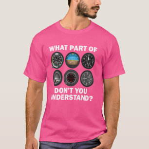 Funny Pilot Art Men Women Aviation Airline Pilot I T-Shirt