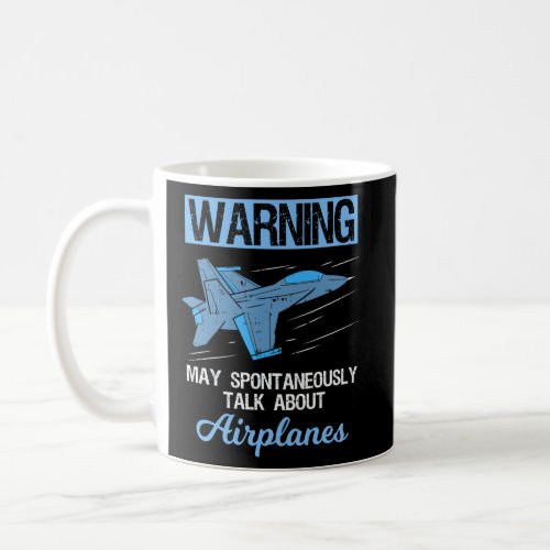 Funny Pilot Aviation Jet Fighter Aeroplane Plane  Coffee Mug