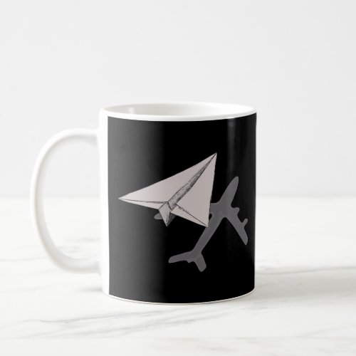 Funny Pilot paper Airplane T for CO_pilots BOYS PA Coffee Mug