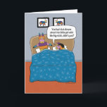 Funny Pinata Nightmare Birthday Card<br><div class="desc">This funny birthday card features a pinata who just woke up from a nightmare about a little girls with a big stick.

Thanks for choosing this original design by © Chuck Ingwersen. I post cartoons every day on Instagram: https://www.instagram.com/captainscratchy</div>