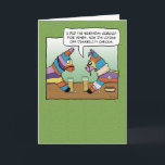 Funny Pinata on Disability Birthday Card<br><div class="desc">You can't beat this funny birthday card with a stick! Two pinatas walk into a bar,  and one shares his pain with his pal.

Thanks for choosing this original design by © Chuck Ingwersen. I post cartoons every day on Instagram: https://www.instagram.com/captainscratchy</div>