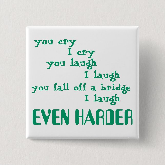 funny pinback button (Front)
