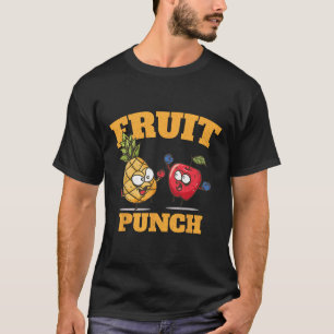 Funny Pineapple Apple Boxing Juice Tropical Fruit T-Shirt