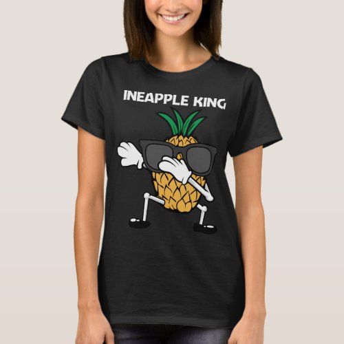 Funny Pineapple Art For Men Dad Fruit Summer Lover T_Shirt