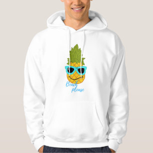 Funny Pineapple Chilling With Summer Sunglasses Hoodie