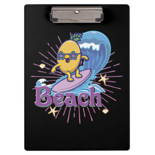 funny pineapple clipboard