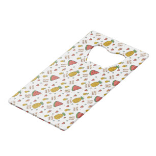 funny pineapple credit card bottle opener